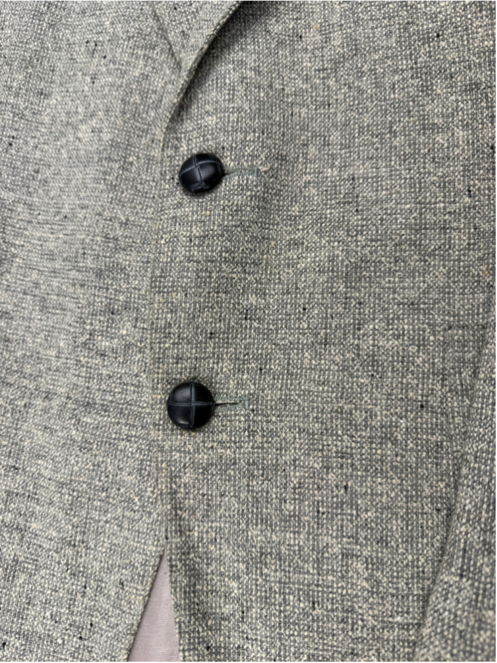 Vintage Beaconhill Gray Tweed Sport Coat Blazer Men Size 40R - Picture 5 of 13